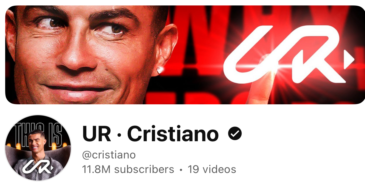 Who subscribed Cristiano Ronaldo very first in youtube